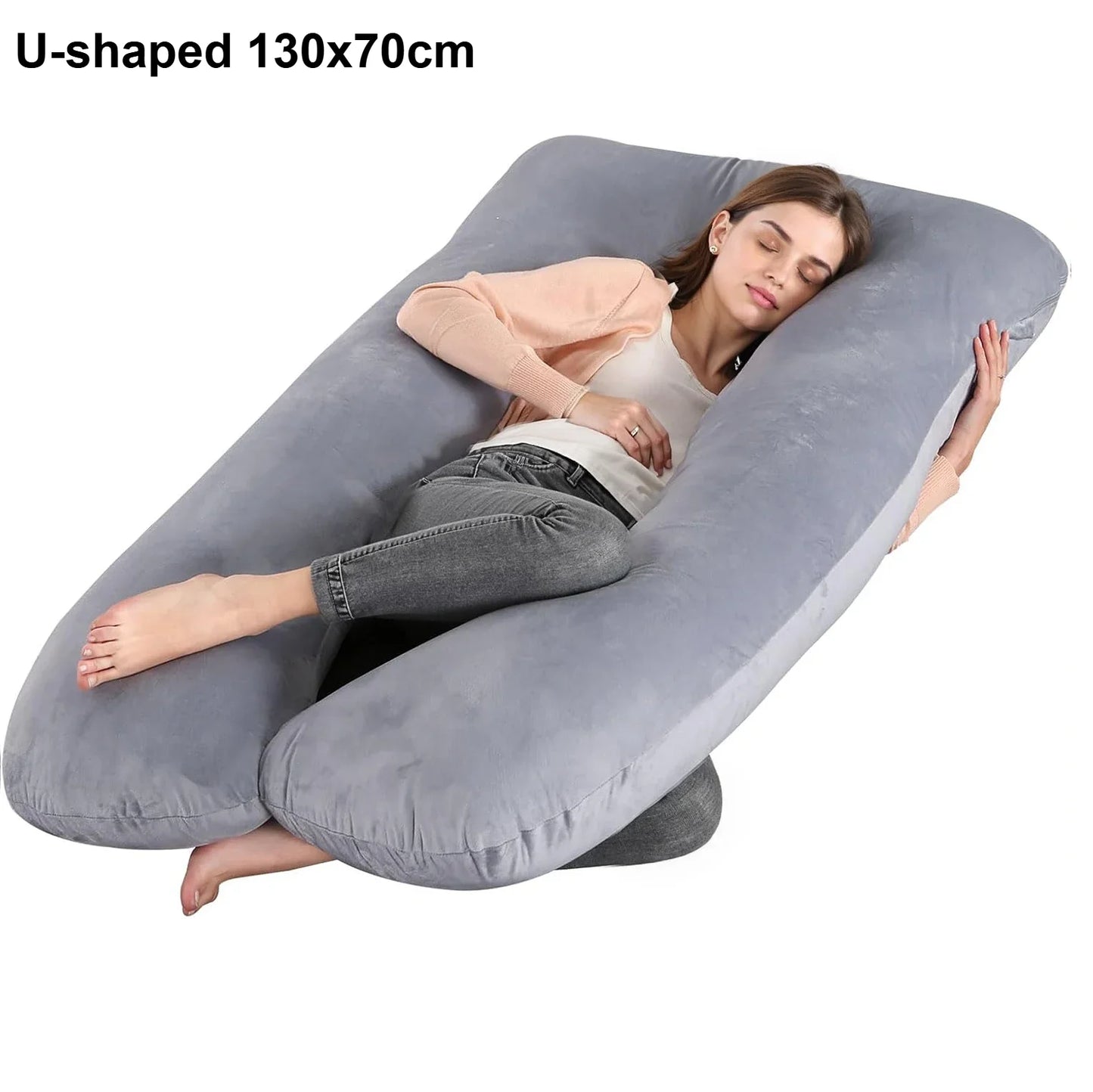 Pregnancy Pillows for Sleeping, G Shaped Full Body Maternity Pillow with Removable Cover - Support for Belly for Pregnant Women