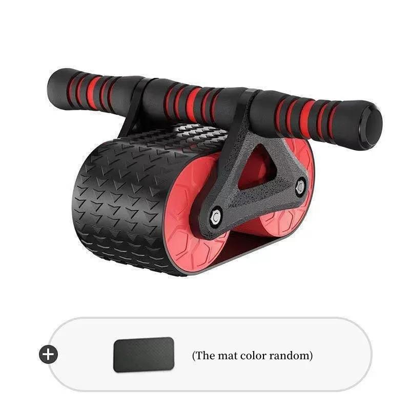 Double Wheel Abdominal Exerciser Women Men Automatic Rebound Ab Wheel Roller Waist Trainer Gym Sports Home Exercise Devices - Semoor Make Me Fit