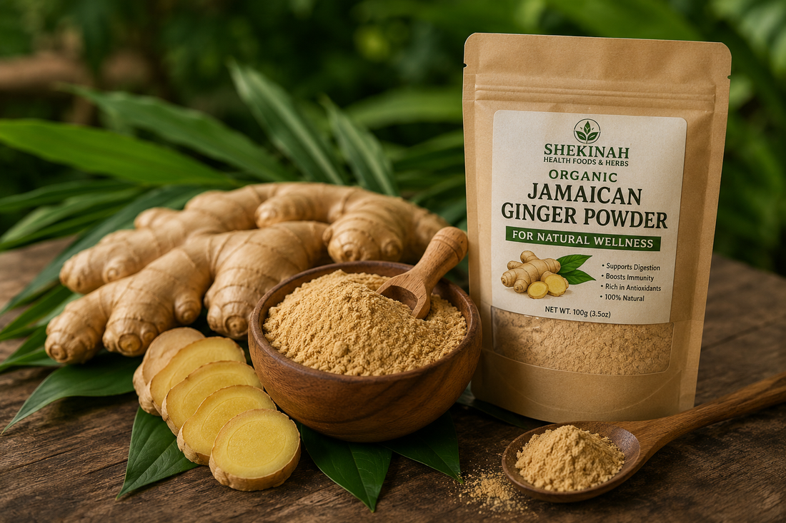 Organic Jamaican Ginger Powder for Natural Wellness