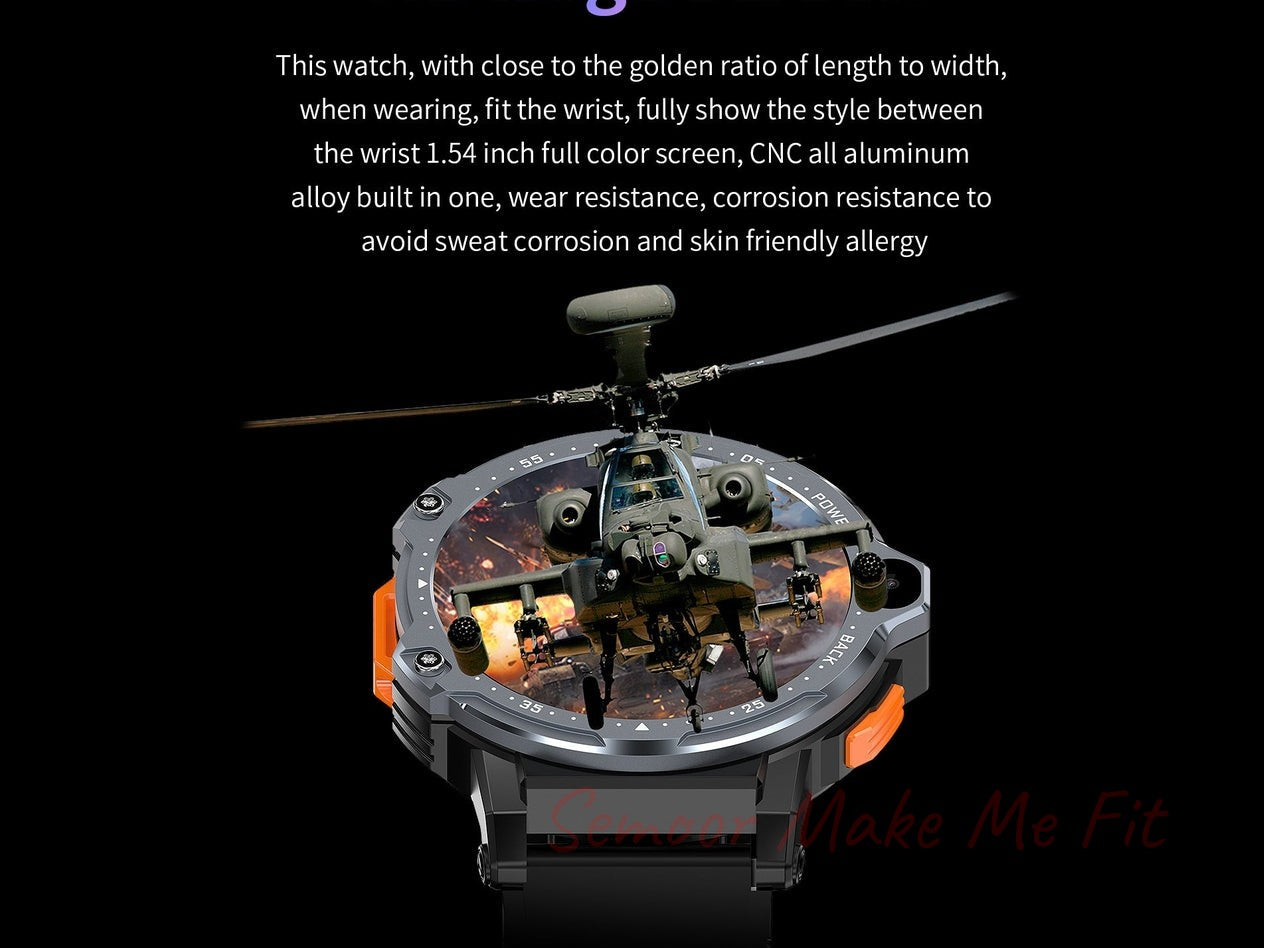 AP6 Smart Watch Dual Camera 4G Plug-in Card