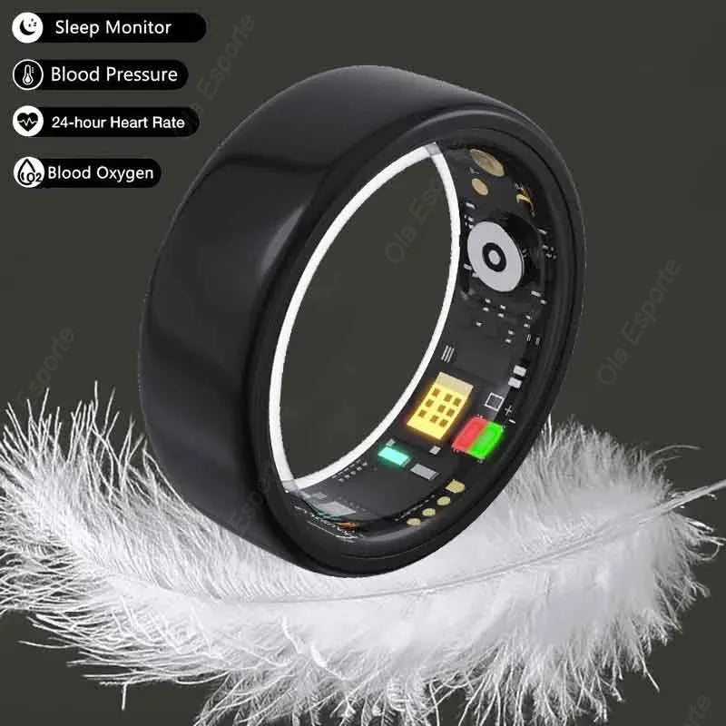 2024 New For Samsung Galaxy Ring Heart Rate Blood Oxygen Monitoring Rings Multi Sport Modes IP68 Waterproof Smart Ring Men Women - Semoor Make Me Fit