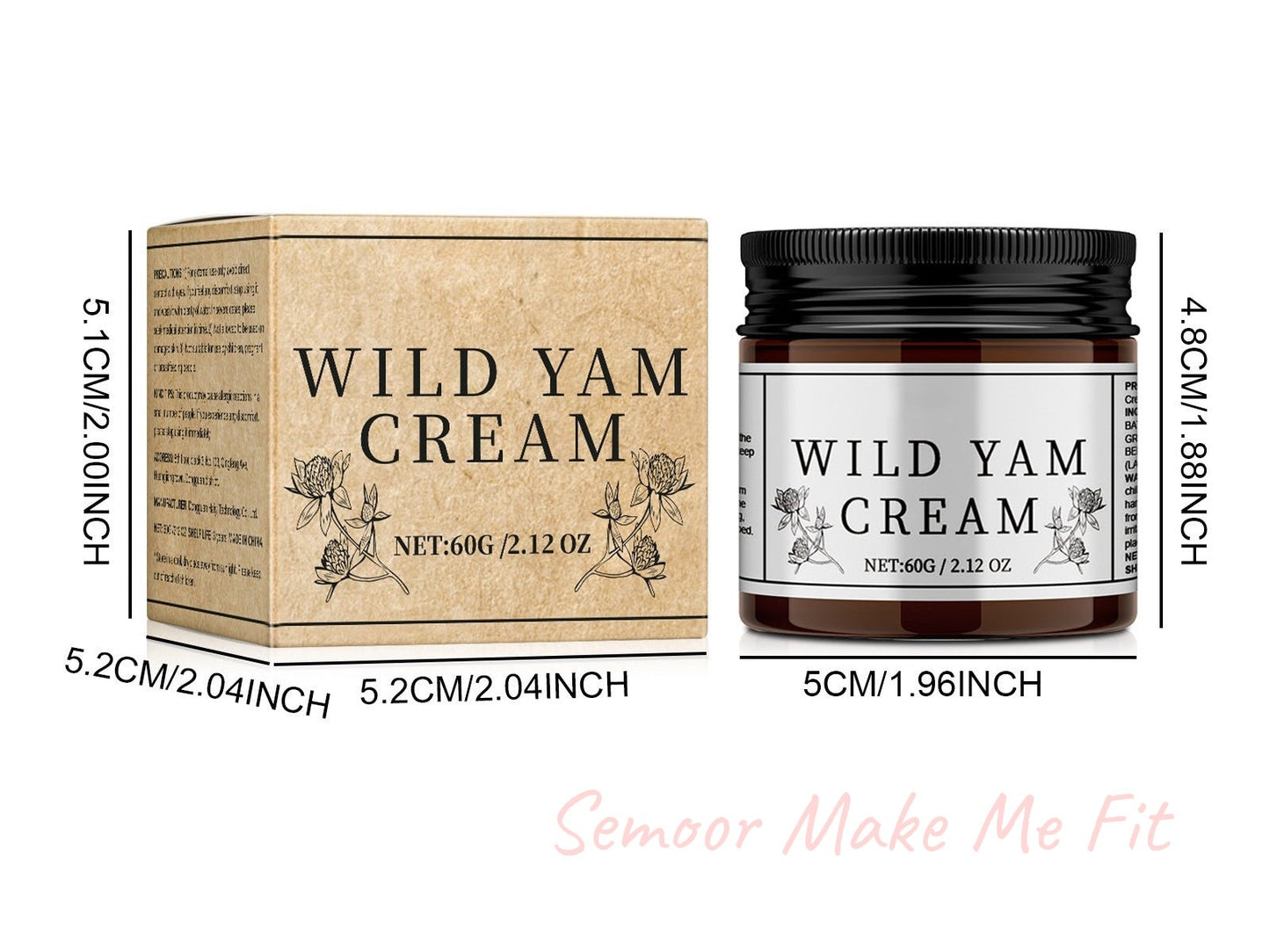 Organic Cream Natural Wild Yam Moisturizing