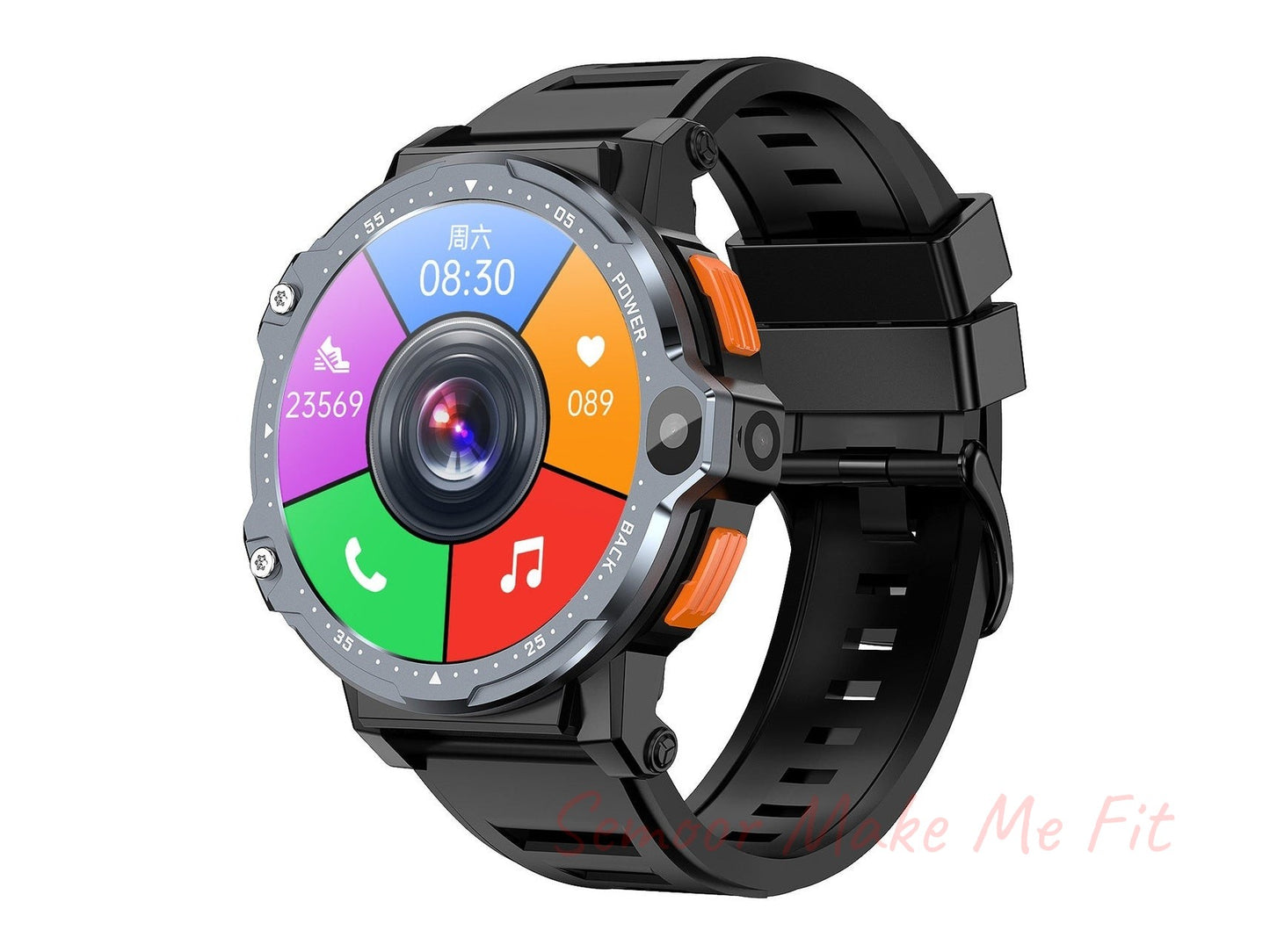 AP6 Smart Watch Dual Camera 4G Plug-in Card