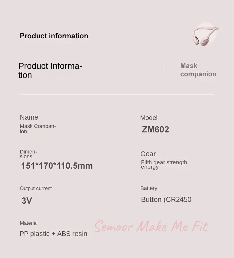 Electronic mask micro-current intelligent lift beauty essence introduction skin rejuvenation and whitening household pulse