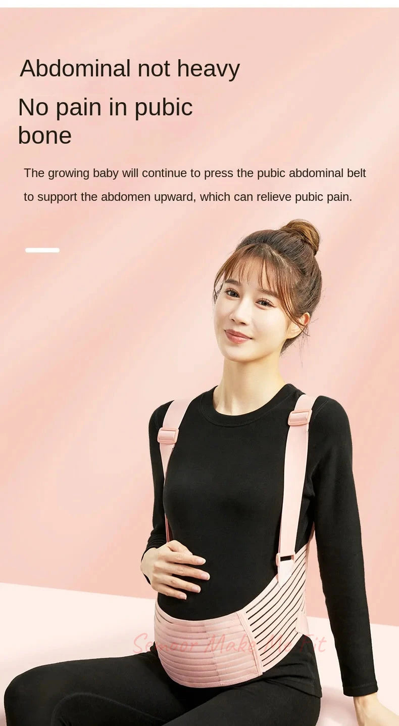 Comfort Breathable Pregnant Pregnancy Belly Support Pregnant Women's Prenatal Shoulder Support Abdominal Belt for Pregnant Women