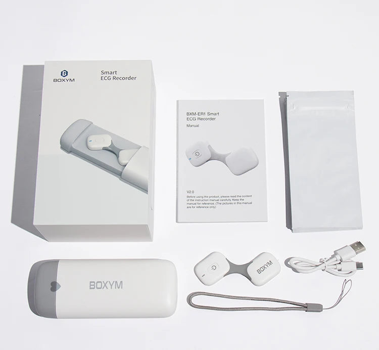 Mobile Electrocardiograph 24 Hours Heart Rate Wearable Wireless Cardiac EKG Monitor Personal ECG Recorder  new brand