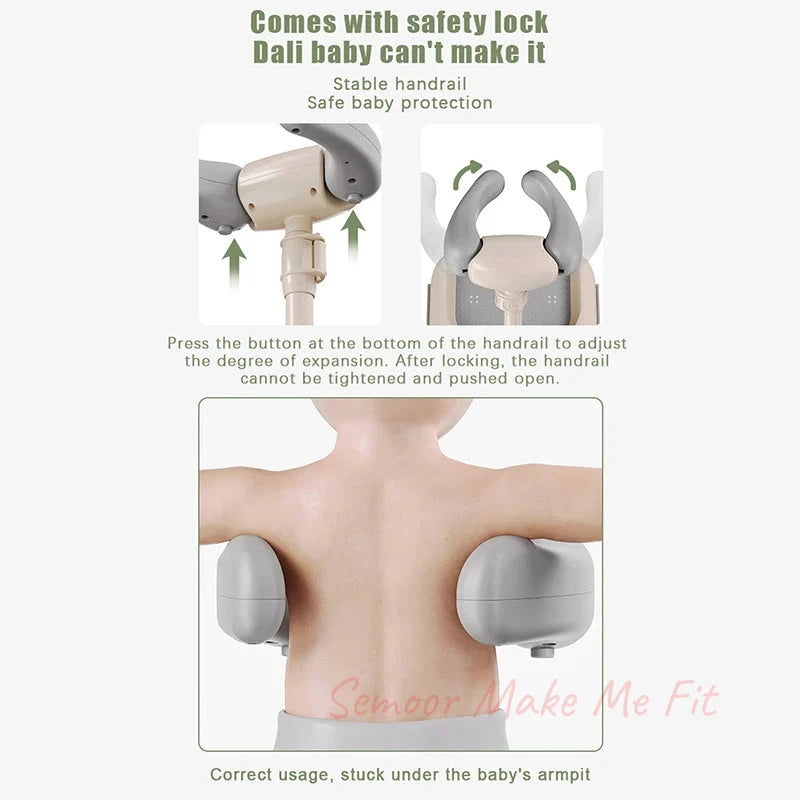 Baby Shower Stand, Baby Shower Standing Support | Bath Shower Standing Support With Non-Slip Base