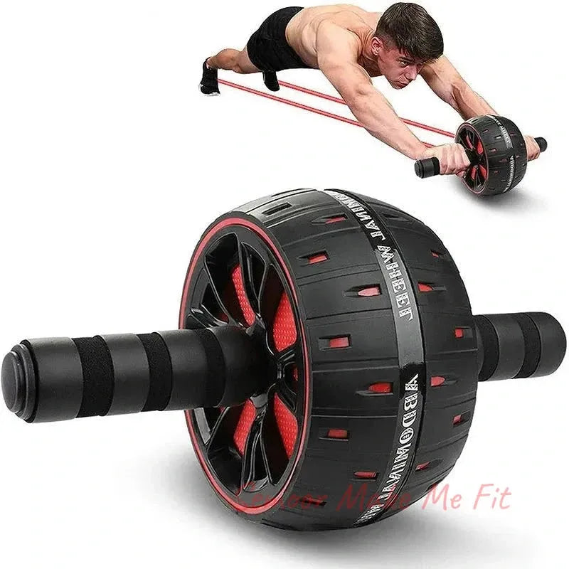 Big Ab Roller for Abs Workout Ab Roller Wheel Exercise Equipment For Core Workout Abdominal Wheel Roller For Home Gym Muscle - Semoor Make Me Fit