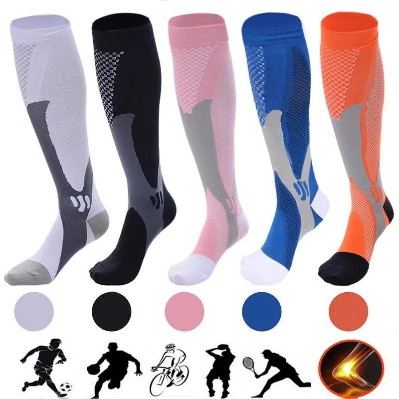 Compression Socks For Men&Women Best Graduated Athletic Fit For Running Flight Travel Boost Stamina Circulation&Recovery Socks - Semoor Make Me Fit