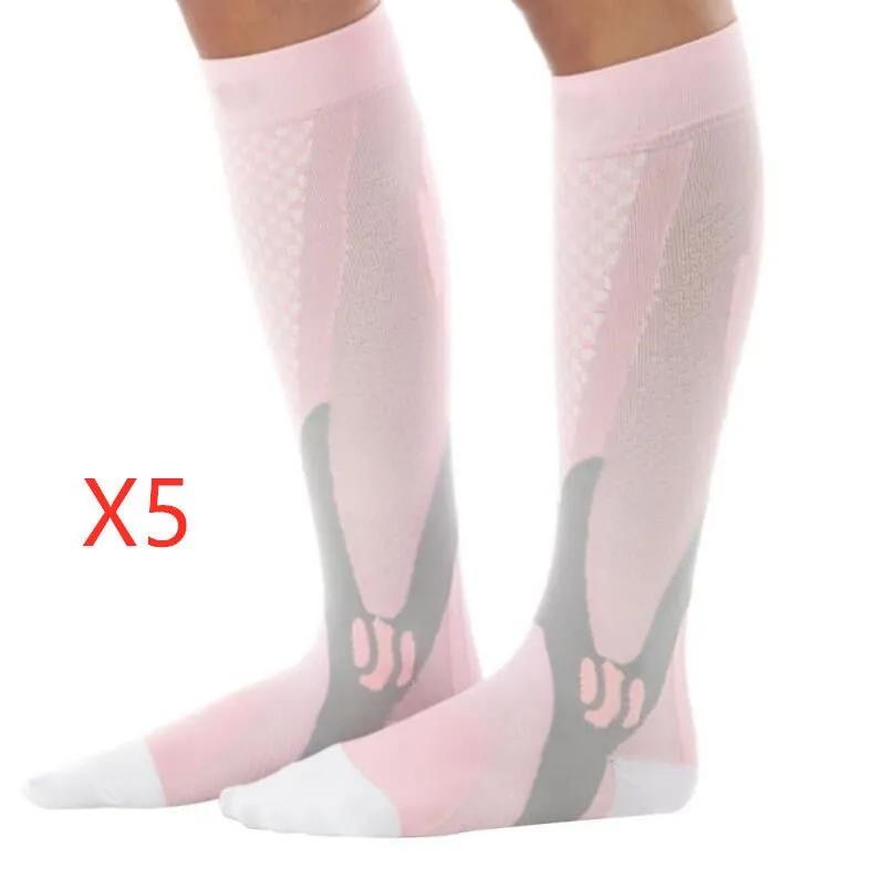Compression Socks For Men&Women Best Graduated Athletic Fit For Running Flight Travel Boost Stamina Circulation&Recovery Socks - Semoor Make Me Fit