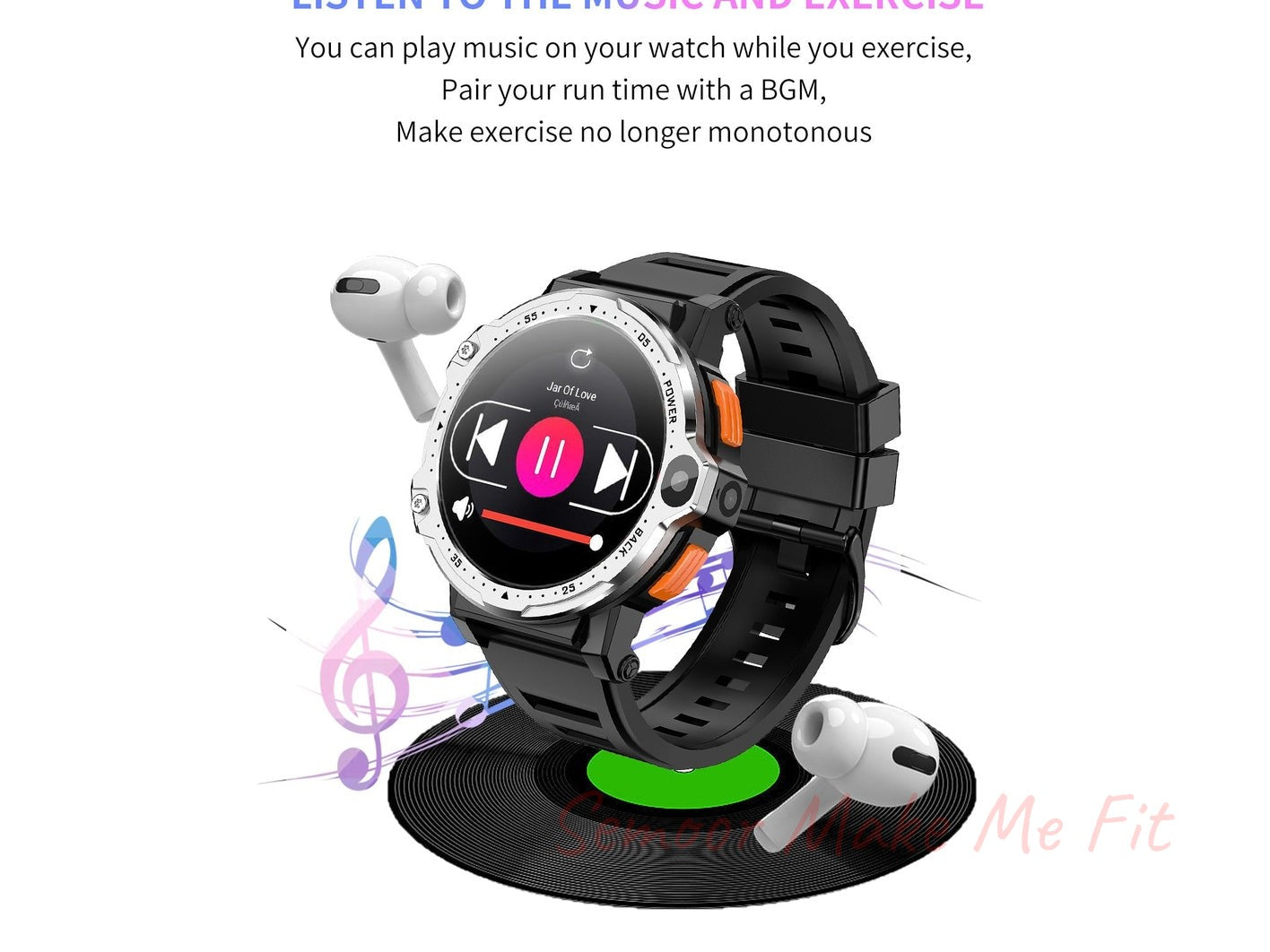 AP6 Smart Watch Dual Camera 4G Plug-in Card