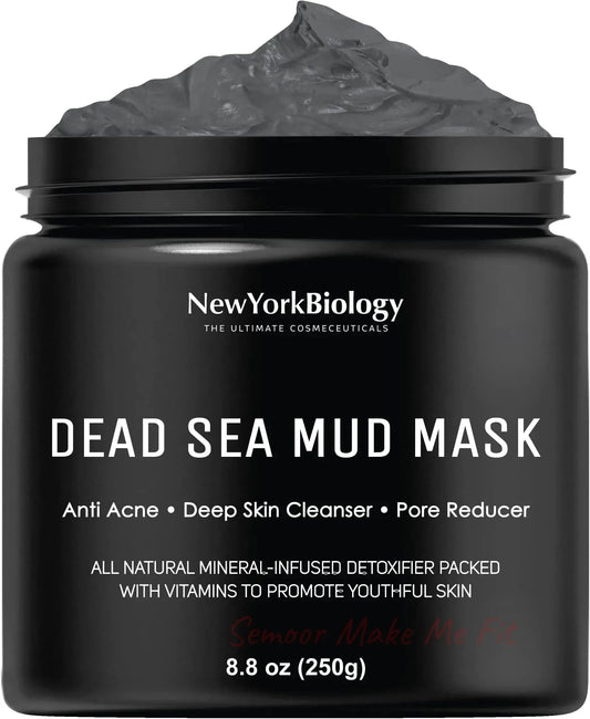 Dead Sea Mineral Mud Mask - Pore Minimizer & Skin Purifier - 8.8 oz - Semoor Make Me Fit
