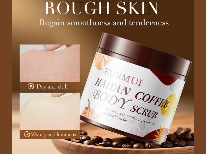 HUNMUI Han Lun Mei Yu Sea Salt Coffee Body Scrub 460g