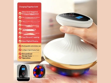 Electric Meridian Brush Home Abdominal Massage Gua Sha Board Massager