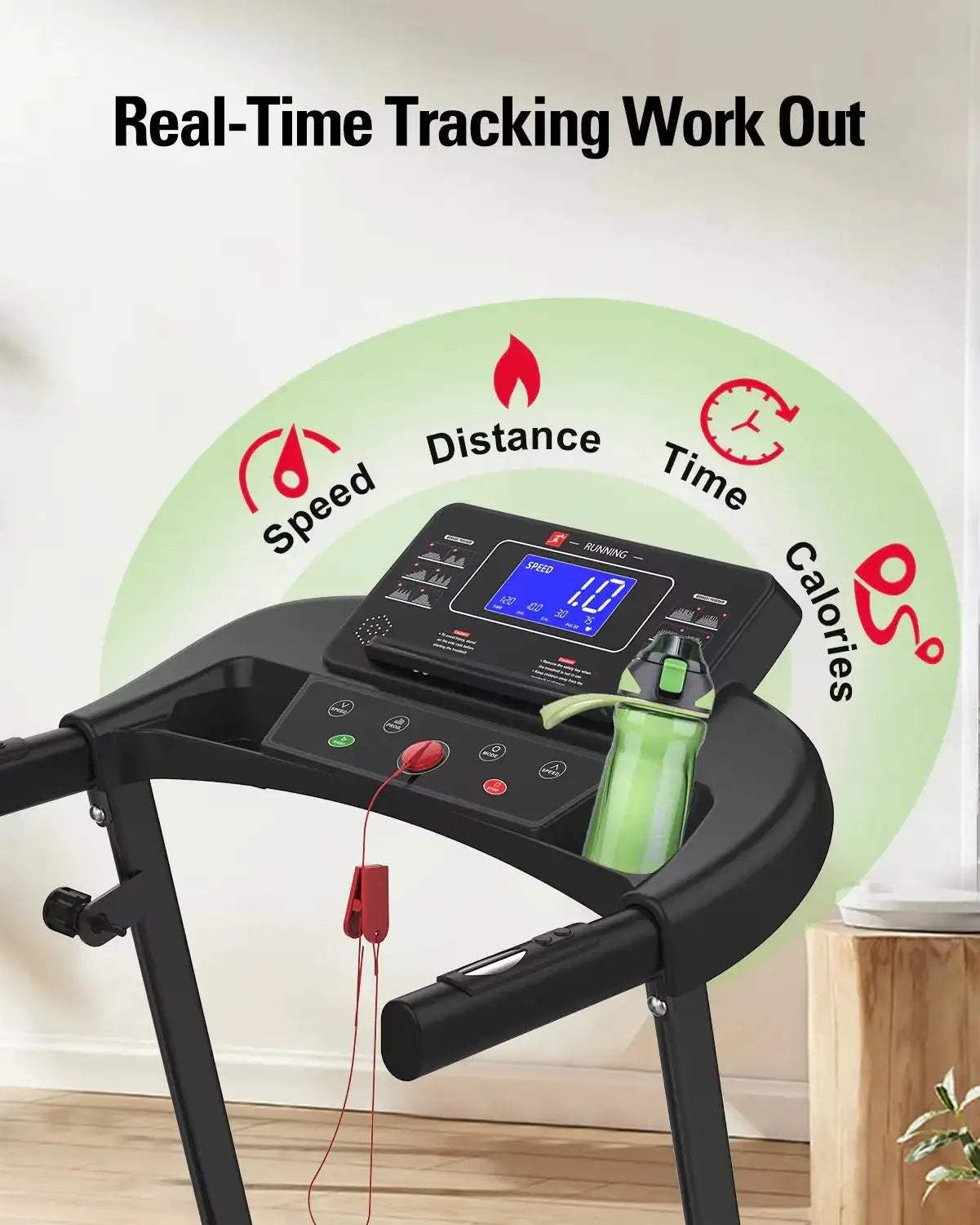 Foldable Treadmill Fitness Walking Machine - Semoor Make Me Fit