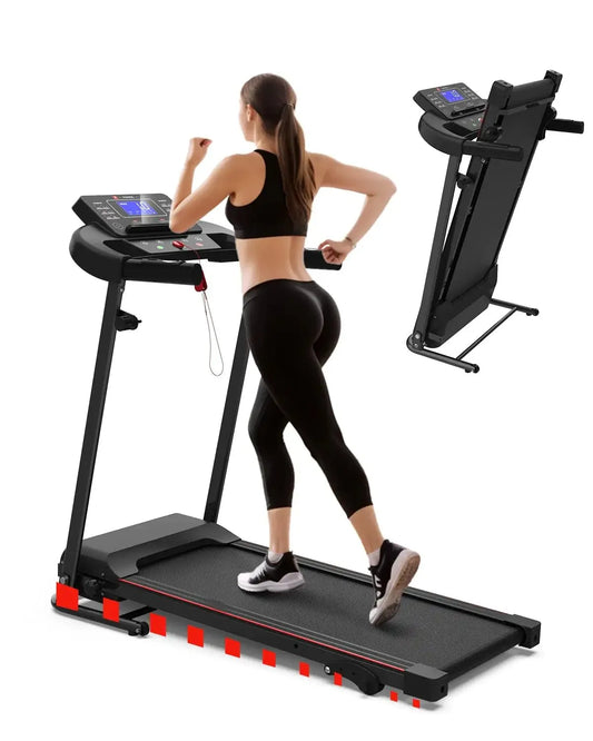 Foldable Treadmill Fitness Walking Machine - Semoor Make Me Fit