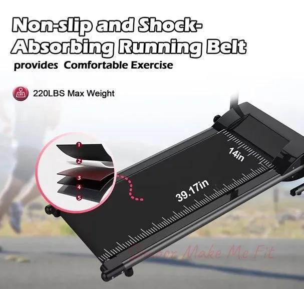 Folding Treadmill Electric Running Machine - Semoor Make Me Fit