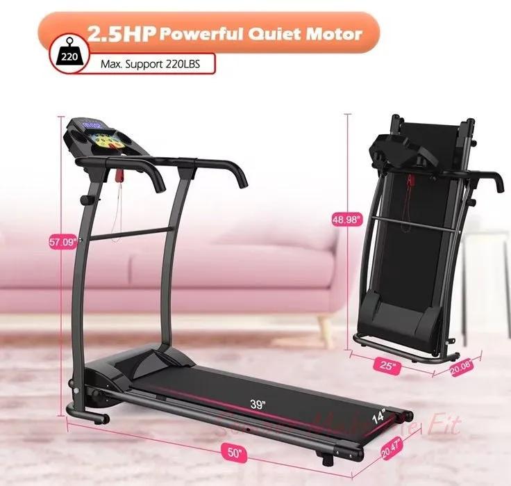 Folding Treadmill Electric Running Machine - Semoor Make Me Fit