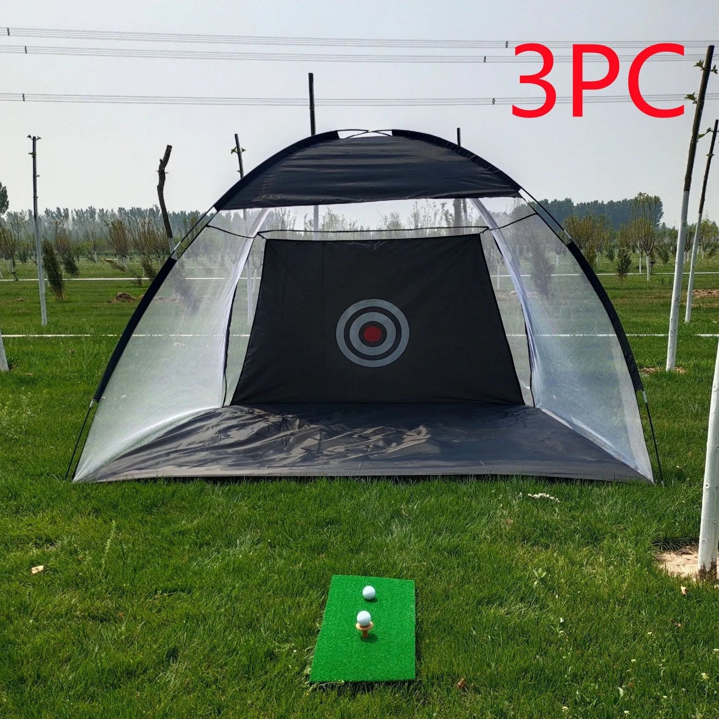 Golf Practice Net Tent, Golf Hitting Cage, Garden Grassland Practice Tent, Golf Training Equipment, Mesh Outdoor. - Semoor Make Me Fit