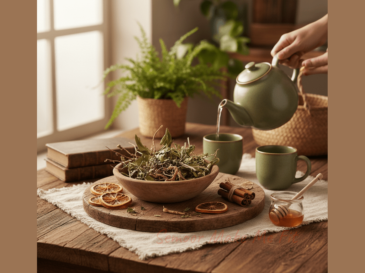 Dog Blood Herb Tea Preparation