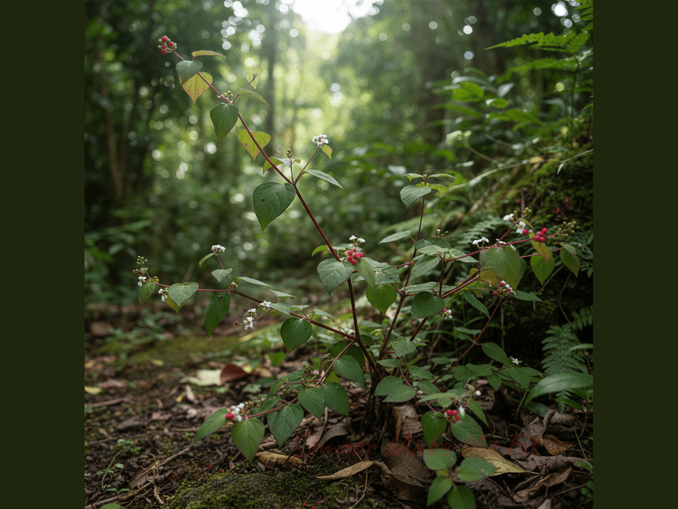 Dog Blood Herb Plant Growing in Jamaica