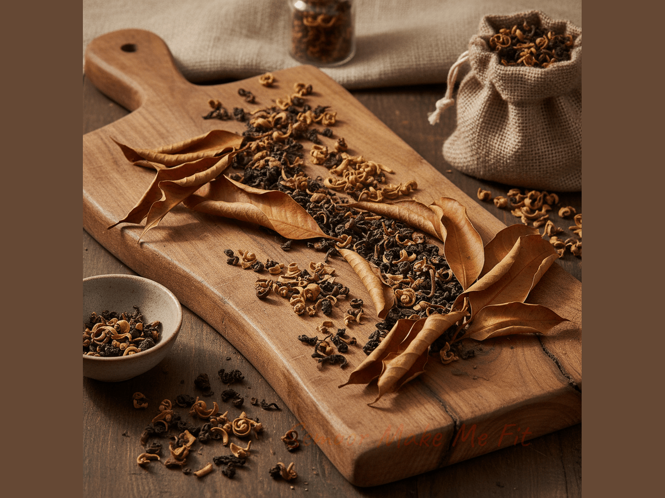Dried mango leaves for herbal tea - authentic Jamaican wellness product