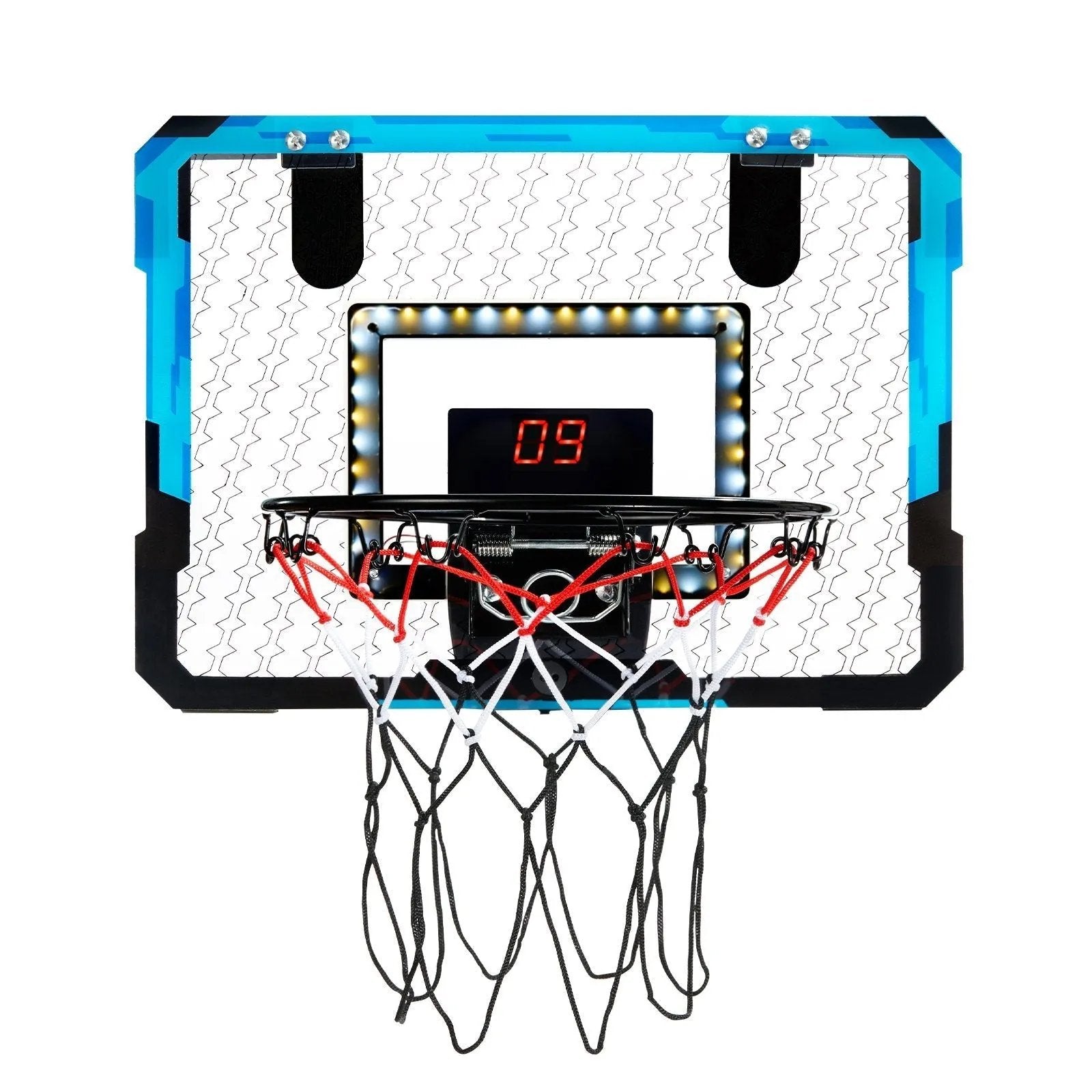 Kids Basketball Hoop With LED Lights & Audio Scoreboard Indoor Basketball Hoop - Semoor Make Me Fit