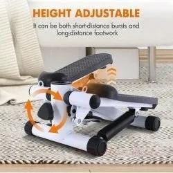 Mini Steppers For Exercise With Resistance Bands And LCD Monitor Without Battery - Semoor Make Me Fit