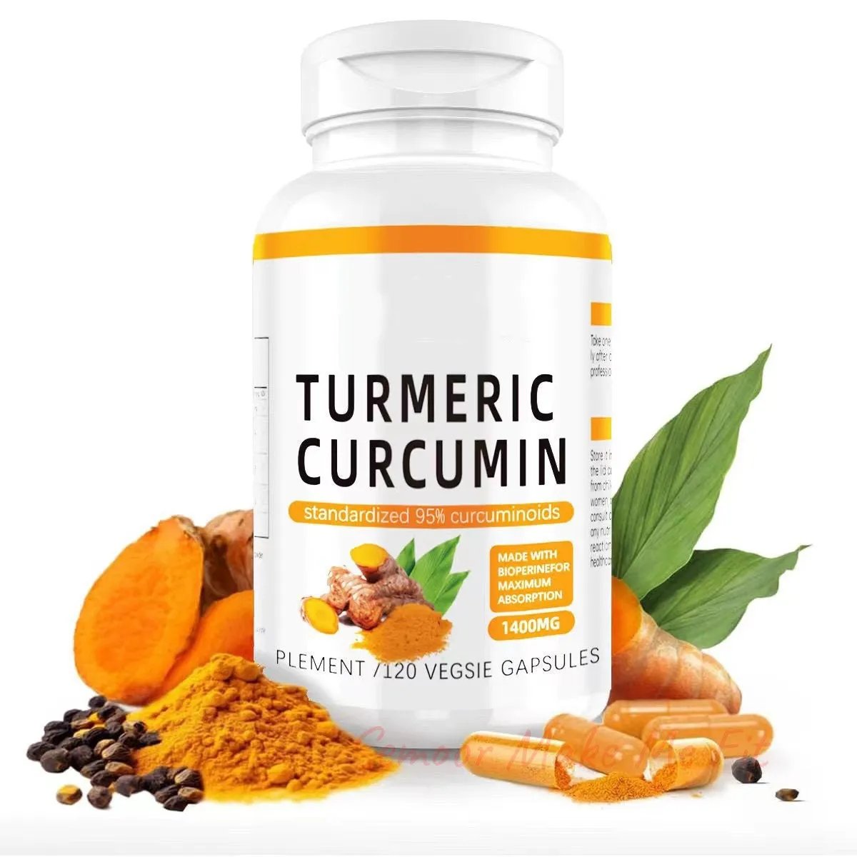 Natural Compound Curcumin Capsules - Semoor Make Me Fit