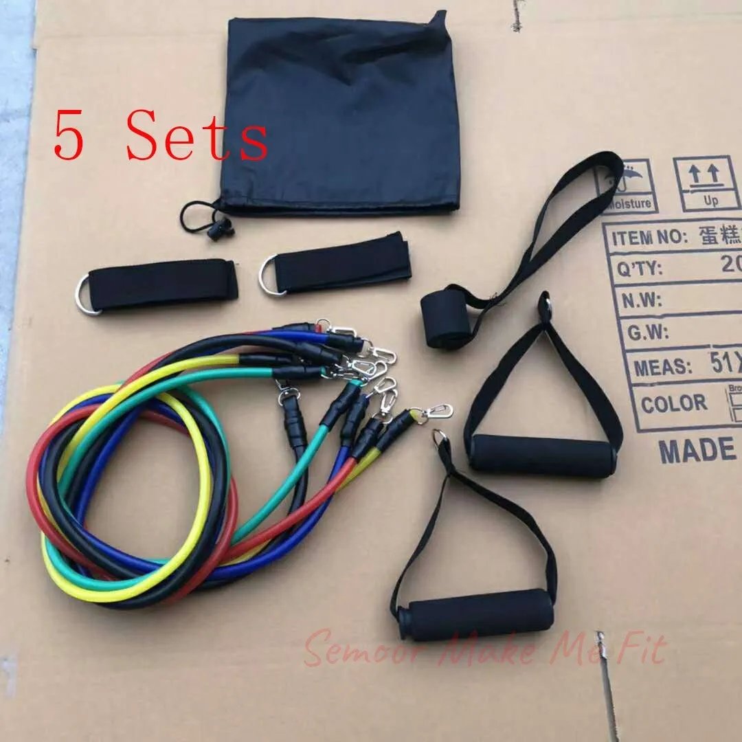 Pull Rope Elastic Rope Strength Training Set - Semoor Make Me Fit