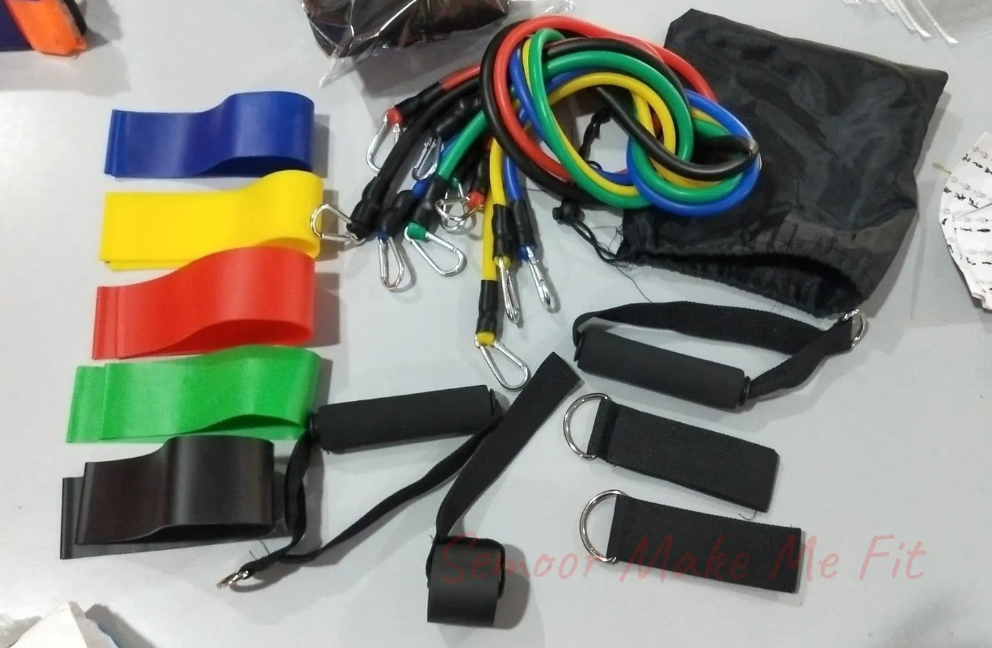 Pull Rope Elastic Rope Strength Training Set - Semoor Make Me Fit