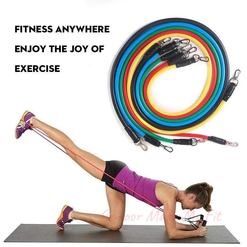 Pull Rope Elastic Rope Strength Training Set - Semoor Make Me Fit
