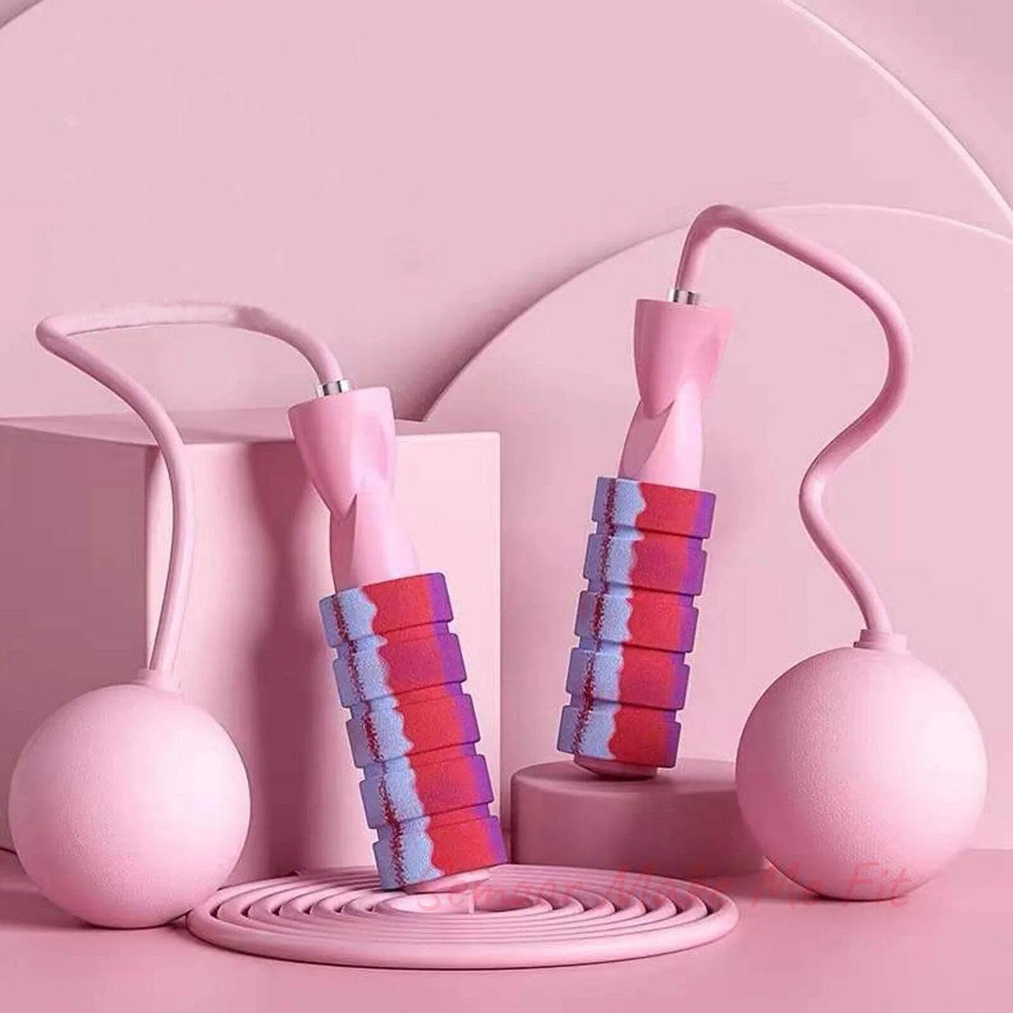 Rope With 2 In 1 Training Adjustable Ropeless Skipping Rope Fitness Weighted, Adjustable Weighted Cordless Jumping Rope For Kids Men Women, Cardio, CrossFit - Semoor Make Me Fit