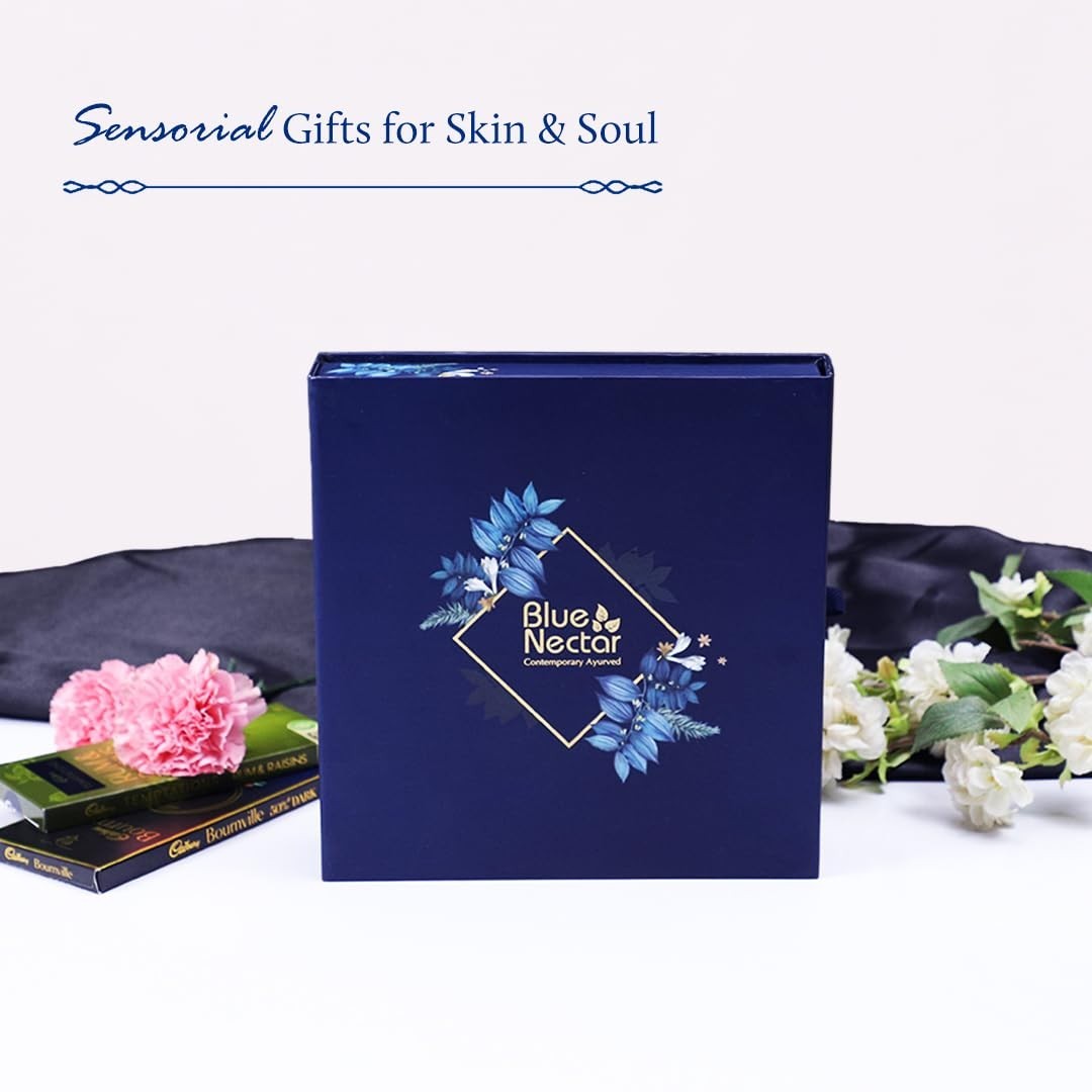 Blue Nectar Luxury Skincare Gift Box – Herbal Beauty Collection Pack