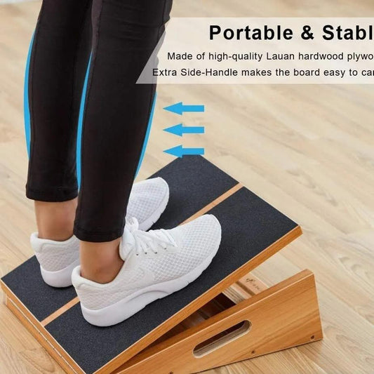 Wooden Adjustable Angle Stretch Board Exercise Fitness Equipment - Semoor Make Me Fit