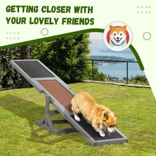 Wooden Dog Agile Seesaw For Training And Exercise, Platform Equipment Running Game Toys - Semoor Make Me Fit