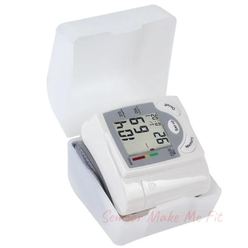 Wrist Blood Pressure Monitor, Fully Automatic Blood Pressure Measuring Device, Electronic Blood Pressure Monitor, Blood Pressure Measuring Device For Elderly People To Measure Hypertension - Semoor Make Me Fit
